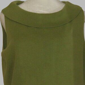 Chistopher & Banks Women's Sleeveless Sweater Blouse Size L (C341)
